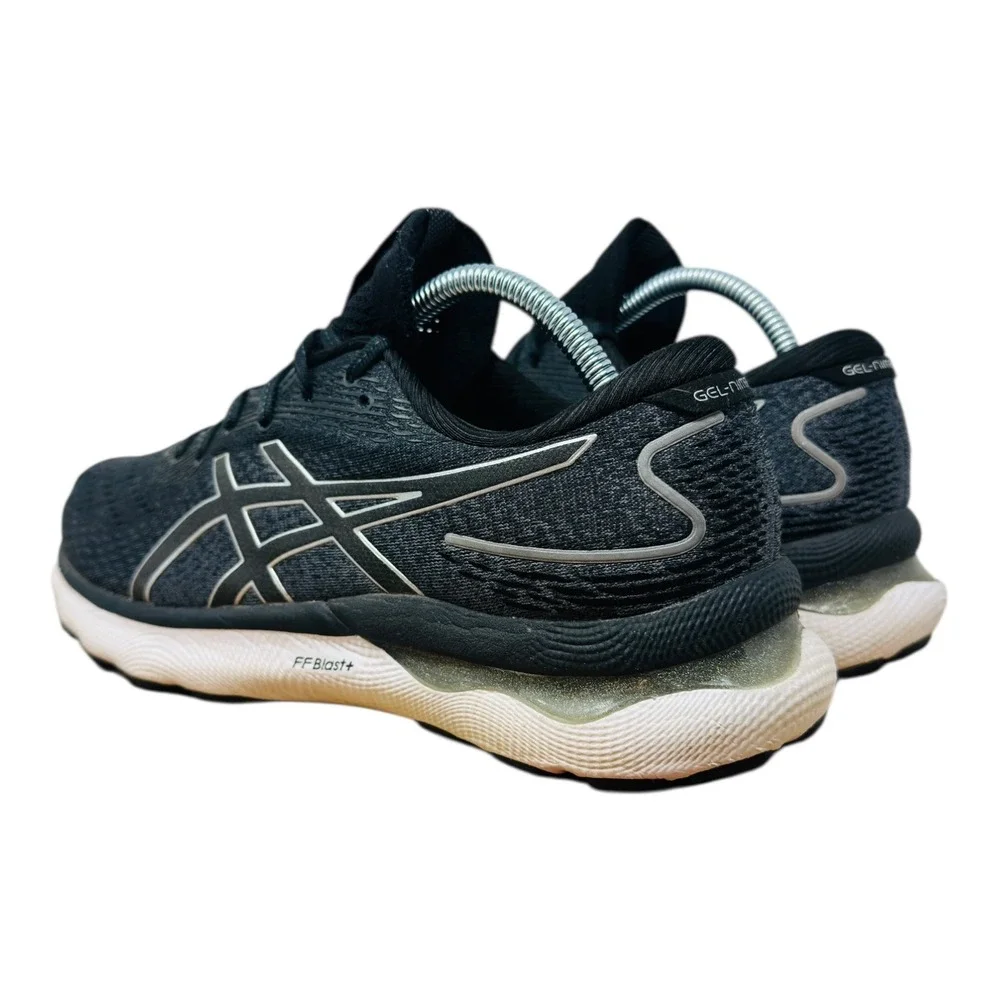 ASICS Gel Nimbus 23 Women Size 9.5 Light Blue Pink Running Outdoor Fit Shoes